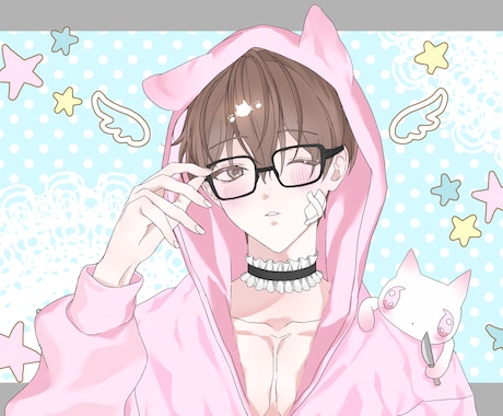 商用可●人物イラスト制作✦イラスト描きます 細かい修正無制限✦SNS用、Youtube用など! イメージ2