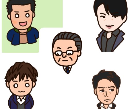 SNS等のアイコン作成します 似顔絵やオリジナルキャラクターでかわいいSNSアイコンに♫ イメージ1