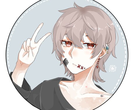 アイコン・ヘッダー等を描きます オリジナルキャラクターから好きなキャラまで! イメージ2