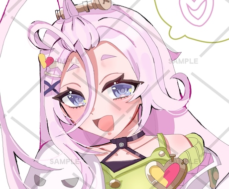 かわいいイラスト描きます かわいい女の子等描くの得意です！アイコンなど受け付けてます イメージ1