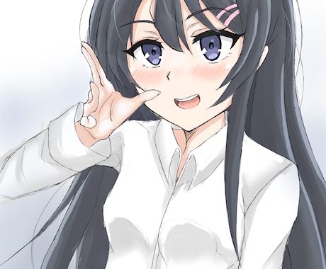 スマホ・PC等の壁紙用イラスト作成ます アニメキャラ・オリジナルキャラのイラスト壁紙を作成します。 イメージ1