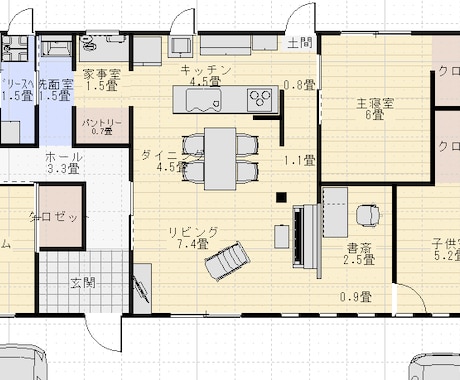 再開☆スピード対応！！住宅間取りの清書します 見やすい図面が欲しい方！作図を人に任せたい方！ イメージ1