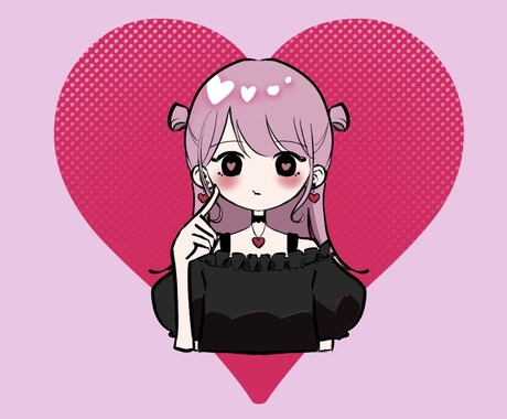 シンプルかわいいイラストを制作します サービス始めたてなので3件ほどお安めで依頼を募集しております イメージ2