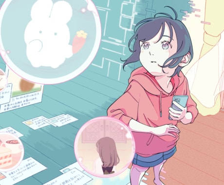 アニメ調でMV背景イラストを描きます MV背景の経験あり。あなたの作風に寄り添ったイラストにします イメージ1