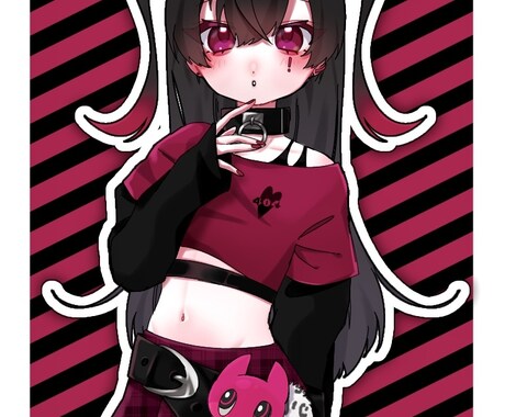 かわいい！♡イラスト制作します SNSアイコンや動画用サムネ、TRPGの立ち絵などにどうぞ♡ イメージ2