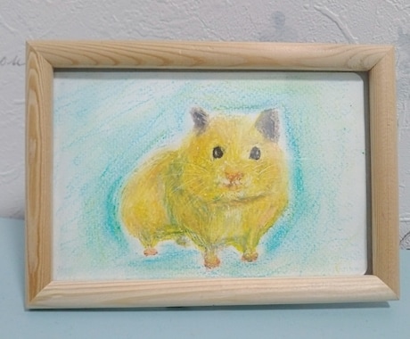 クレヨンで愛ペット、好きな動物の絵を作成できます 絵が売れるまで1枚おまけ付き！ イメージ1