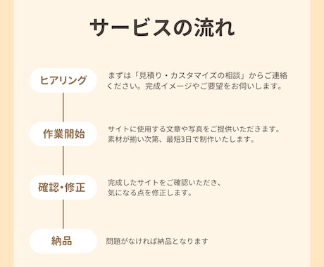 シンプルでおしゃれなホームページ制作します シンプル/ホームページ/低価格 イメージ2