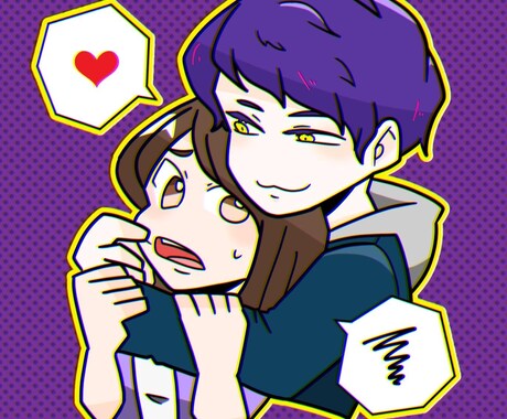 ポップなイラスト描きます 原色がカラフルなカートゥーンタッチのイラストをお描きします。 イメージ2