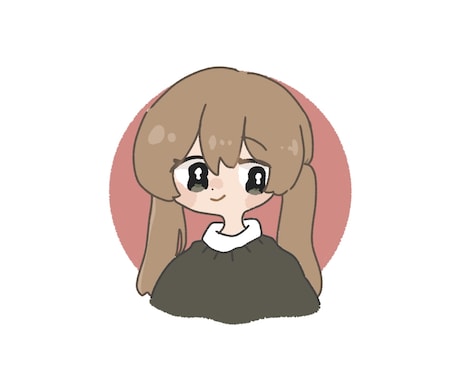 SNS等で使える女の子アイコンイラストをかきます 胸上から頭までの女の子です。かわいいおんなのこが得意です！ イメージ2