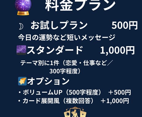 あなたに寄り添うタロット風メッセージを届けます 【癒し系】AIであなただけのメッセージを届けます！！ イメージ2