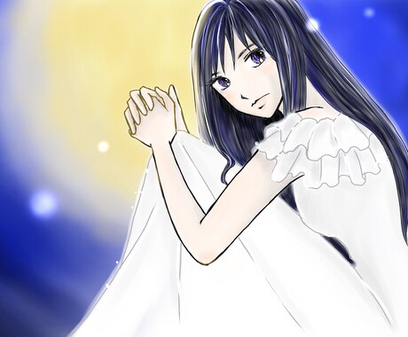 YouTubeミュージックビデオの一枚絵描きます 楽曲からイメージしたラフを提案。打ち合わせの上、丁寧に制作。 イメージ1