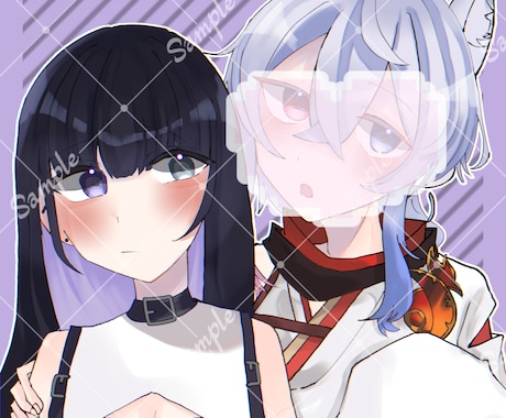 イラスト依頼受け付けます 可愛い・不穏彩度高めの絵を得意としてます！ イメージ2