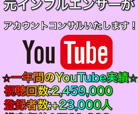 元インフルエンサーがアカウントコンサルします ホンモノの元インフルエンサーが確かな実績と知識を提供 イメージ1
