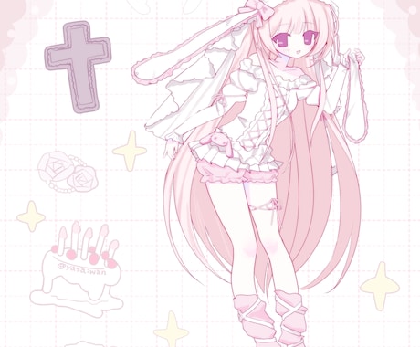 魅力を引き出す！ふんわり可愛いイラスト描きます イメージ1