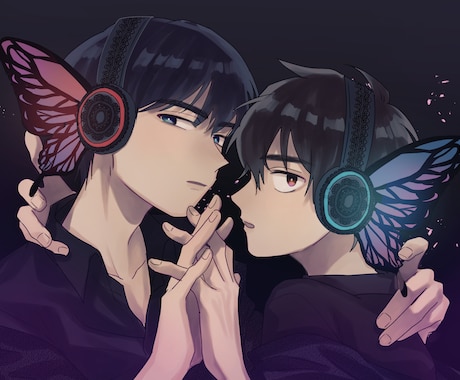 歌ってみた等のオリジナルイラスト描きます 動画に使用するイラスト、アイコン、立ち絵等制作いたします。 イメージ1