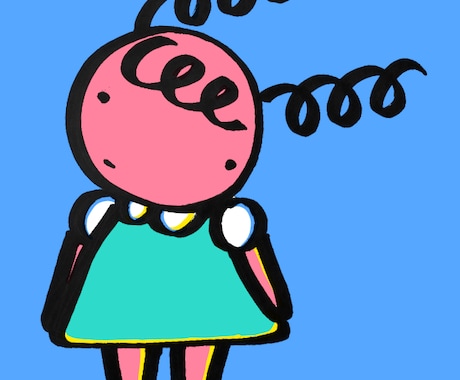 カラフルポップなイラストを描きます イメージ1