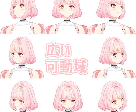 Vtuberキャラデザからモデリングまで制作します Live2Dのイラストからモデリングまで一括で制作致します！ イメージ2