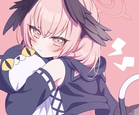 ポップかわいい！✎ご希望のイラストお描きします 修正は色ラフの段階まで無料＆無制限でお受けします！ イメージ1
