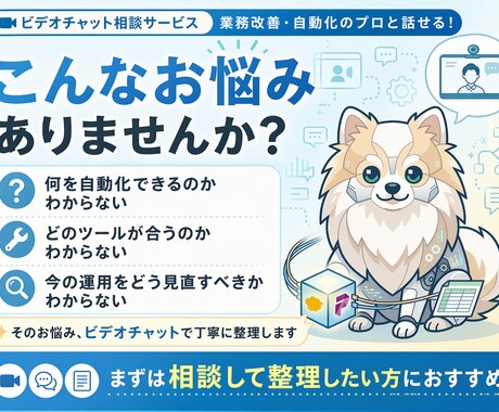 業務効率化・自動化の相談承ります 業務改善の方向性を一緒に整理します イメージ2