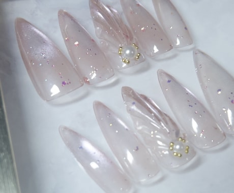 2000円〜オーダーネイル♡作成します オリジナルのネイルチップオーダーしてみませんか？ イメージ1