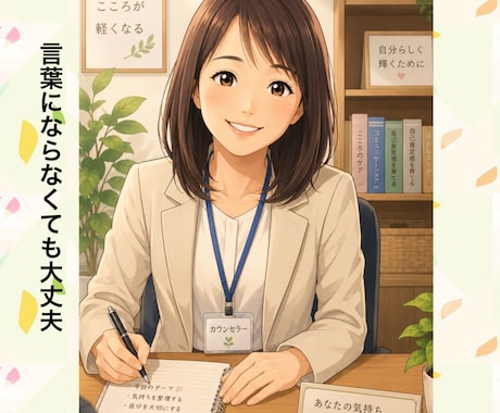 あなた自身が持つこころの力を引き出すお手伝いします こころの悩み、重荷、ひとりで抱えないで！いつでも話聴きます イメージ2