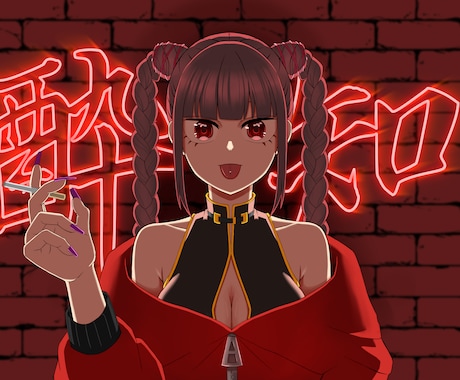 あなたのキャラで歌ってみたなどのイラスト制作します あなたのキャラのあなた用のイラストを制作 イメージ1