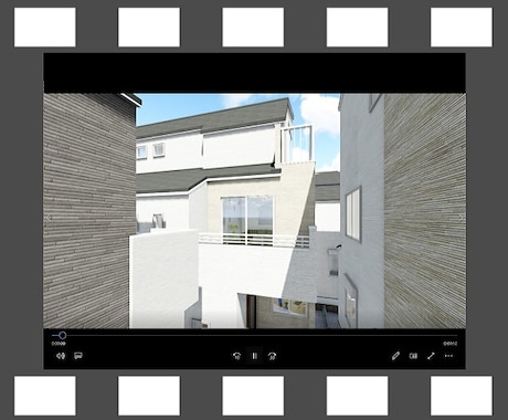 高品質な建築CGムービーを作成します 季節や天候、時間で住まいの魅力をムービーで表現します。 イメージ1