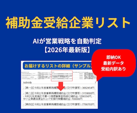 2026最新｜攻略ガイド付・企業リストを販売します イメージ1