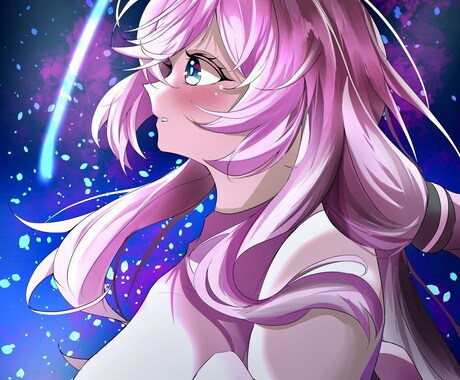 可愛いイラスト(1枚絵)お描きします VTuber活動のサムネイル等にどうぞ！！ イメージ1