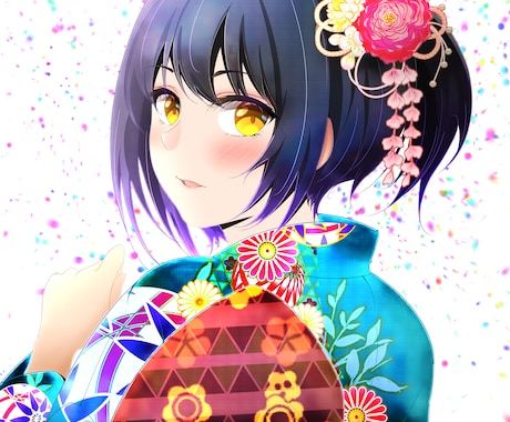 一枚絵制作。鮮やかなアニメ系イラスト描きます イメージ1