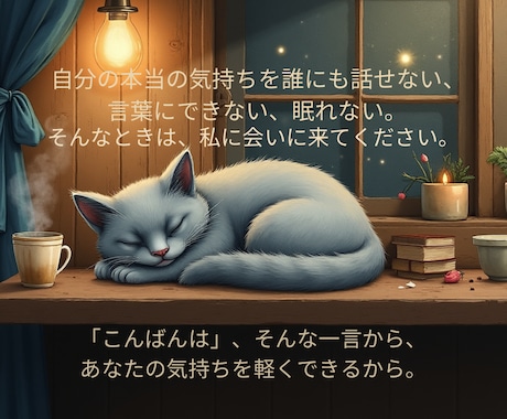 眠れない時の話し相手になります 考え過ぎて眠れない、今すぐ話したいあなた専用のカウンセラー イメージ1