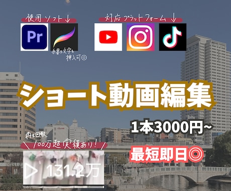 SNS用のショート動画編集します 131万回再生動画の実績あります！！手書き文字で差別化◎ イメージ1