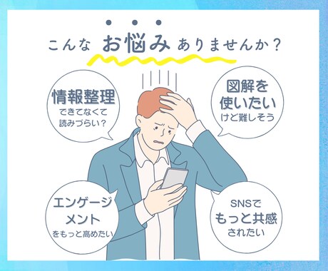わかりやすさをUPする図解を作成します SNS運用・セミナー資料などで「わかりやすい！」の手助けに イメージ2