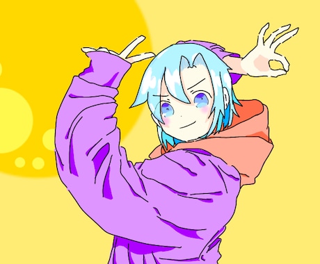 アイコンイラスト、スマホの背景イラスト描きます プチキャラやシンプル背景担当です。 イメージ2