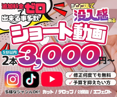 伝わるリール・ショート動画編集をいたします 目的やゴールに繋げる没入感ある動画を制作します イメージ1