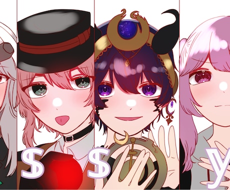 柔らかくて可愛いイラストを描きます あなたのキャラクターをもっと輝かせます‼️ イメージ2