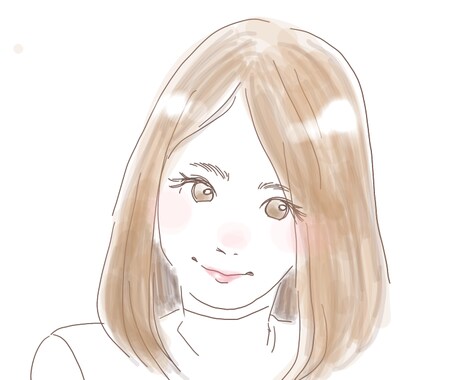 シンプルな似顔絵を描きます あなたの特徴をしっかりキャッチ！ イメージ2