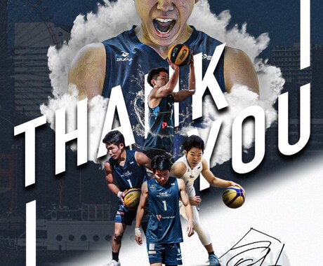 スポーツしている姿をかっこいい画像に変身させます デザインの力でスポーツの素晴らしさを届けたい イメージ2