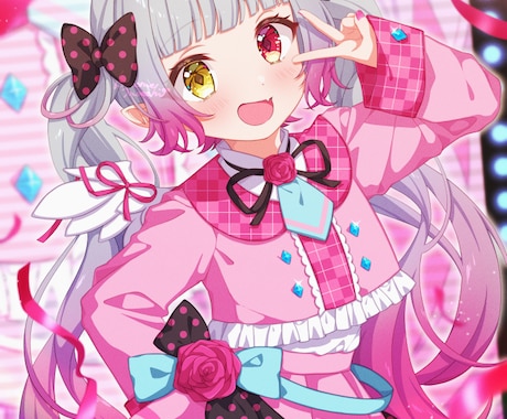 VTuber向け★アニメ塗りでイラスト描きます VTuber、動画・配信・サムネイル・グッズ用　など イメージ2