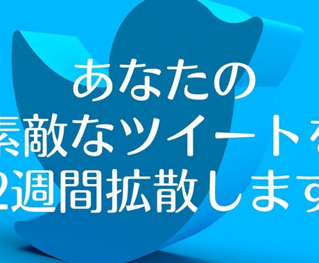 毎日100RT！14日間ツイートを拡散します 14ツイートすべて100RT、いいねされるまで期間延長します イメージ1