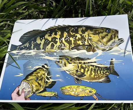 お魚のイラスト描きます 釣り好きの私が描きます！マニアックな種類も対応可能！ イメージ2