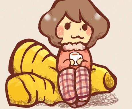 商用利用【可】イラスト描きます 目を惹くゆるかわイラストで注目度UP！ イメージ1