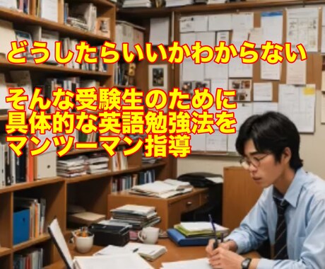 大学受験直前の受験生の入試英語力上げます 受験まで後1年〜数ヶ月の英語の勉強の仕方、赤本活用方法を学ぶ イメージ1