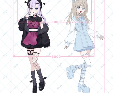 アイコン～立ち絵制作いたします あなた用のイラストを制作します。 イメージ2
