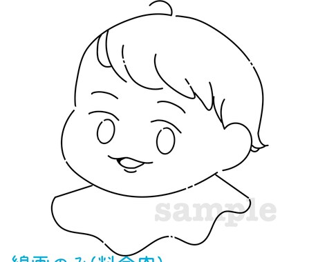商用OK◎ やさしいシンプルアイコン描きます 写真が苦手でも使いやすい、やさしい似顔絵。 イメージ2