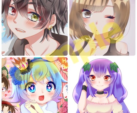 アイコン用イラスト描きます SNSなどのアイコンを描いてほしい方にオススメです！ イメージ2