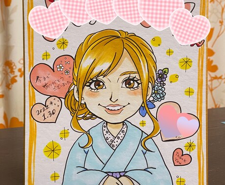 手書きの似顔絵描きます 大切な方へのプレゼントにぴったり♪ イメージ2