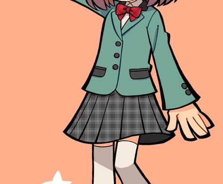 デフォルメキャラ全身イラスト描きます ポップなデフォルメキャラのイラストを描きます。 イメージ1