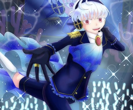 かわいいイラスト描きます キラキラとかわいいが得意です！！！ イメージ2
