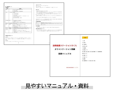 医療・介護向け 見やすいWord文書を作成します 病院・在宅経験の看護師視点で作成します イメージ2